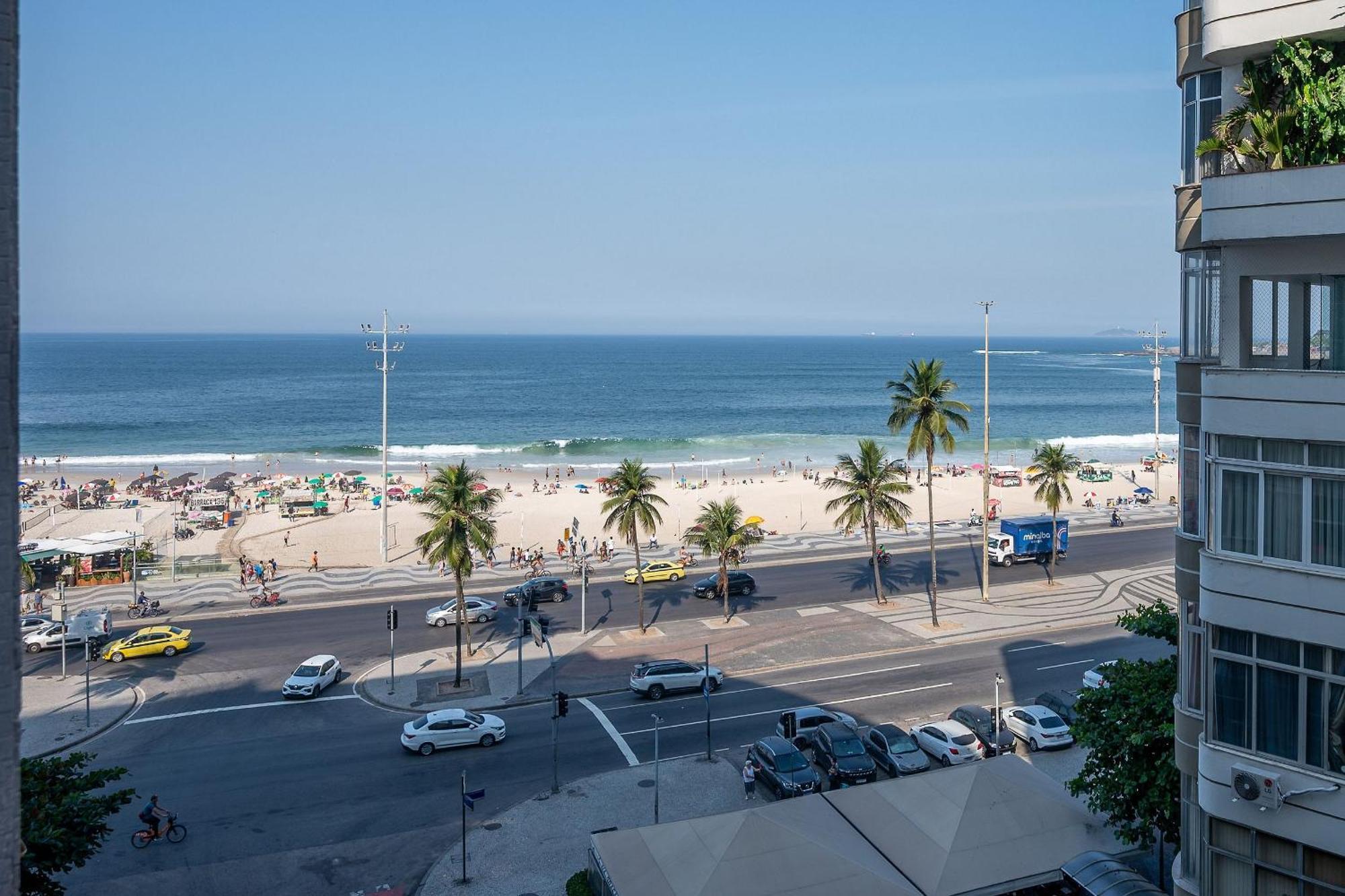 Vista Para A Praia De Copacabana, Quarto E Sala Río de Janeiro Exterior foto